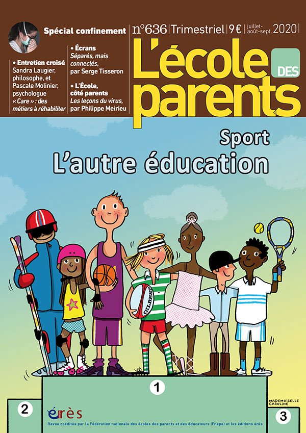 Couverture de la revue de l'école des parents 2020